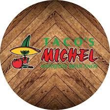 Taco's Michel food truck logo, Resistance Wine Company event, Ashland Oregon
