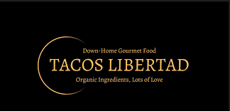 Tacos Libertad food truck logo, Resistance Wine Company event, Ashland Oregon