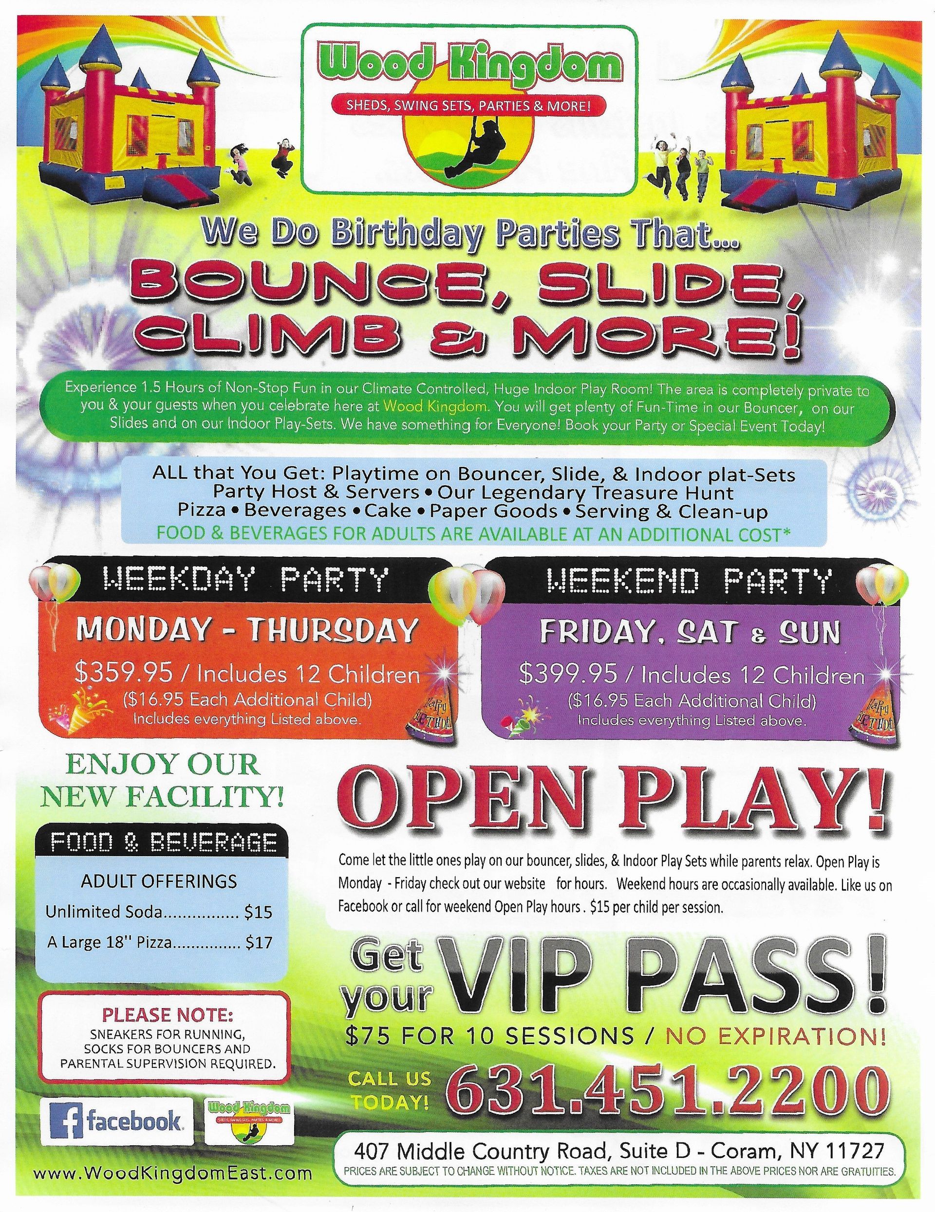 Birthday Parties | Wood Kingdom - Coram, NY Birthday Parties | Wood Kingdom - Coram, NY