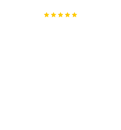 A white background with four yellow stars on it.