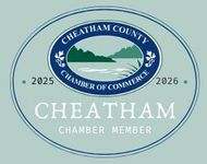 Cheatham County Chamber of Commerce logo. Oval design with a landscape image and text. Cheatham County Chamber of Commerce logo. Oval design with a landscape image and text.