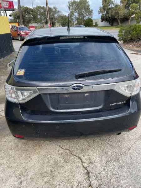 STOCK NO 8998: 8/2009 SUBARU IMPREZA G3 2LTR PETROL AUTO 5DR HBACK GREY