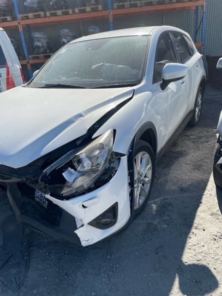 STOCK NO 8940: 12/2012 MAZDA CX-5 KE107 2LTR PETROL 4CYL AUTO AWD WAG WHITE