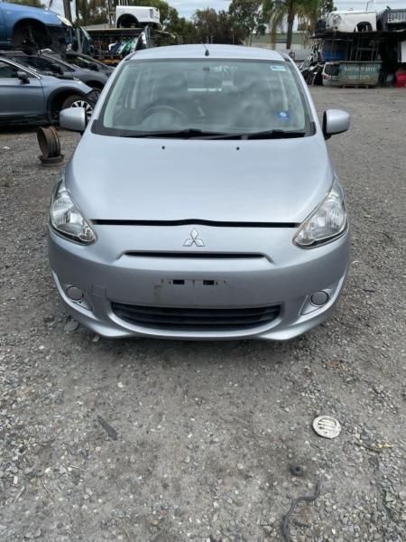 STOCK NO 9093: 1/2013 MITSUBISHI MIRAGE LA 1.2L AUTO CVT HBACK SILVER