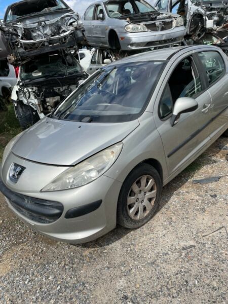 STOCK NO 8672:10/2008 PEUGEOT 207 A7 1.6LTR AUTO 5D HABCK SILVER
