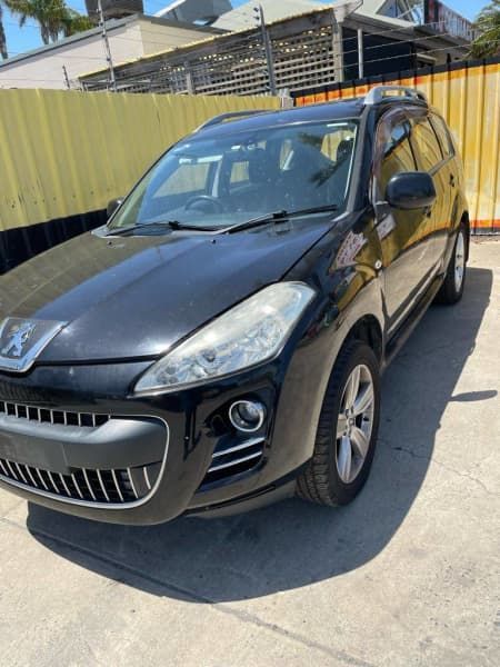 STOCK NO 8946: 2010 PEUGEOT 4007 SV T/DIESEL AUTO 2.2LTR BLACK WAGON
