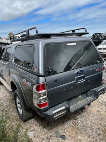 STOCK NO 8642: 8/2009 FORD RANGER PK 3LTR T/DIESEL MANUAL D/CAB 4WD SILVER