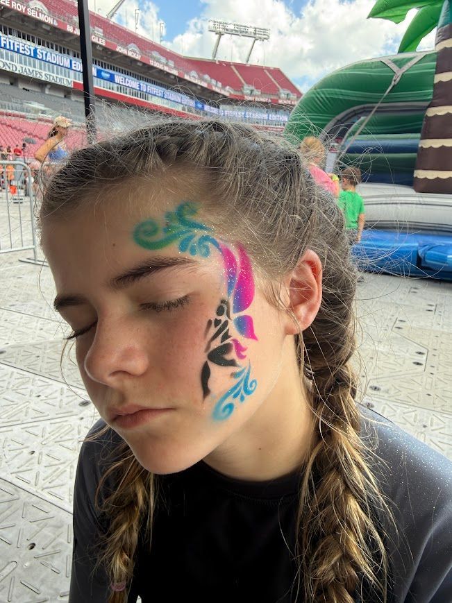 airbrush face paint fairy 