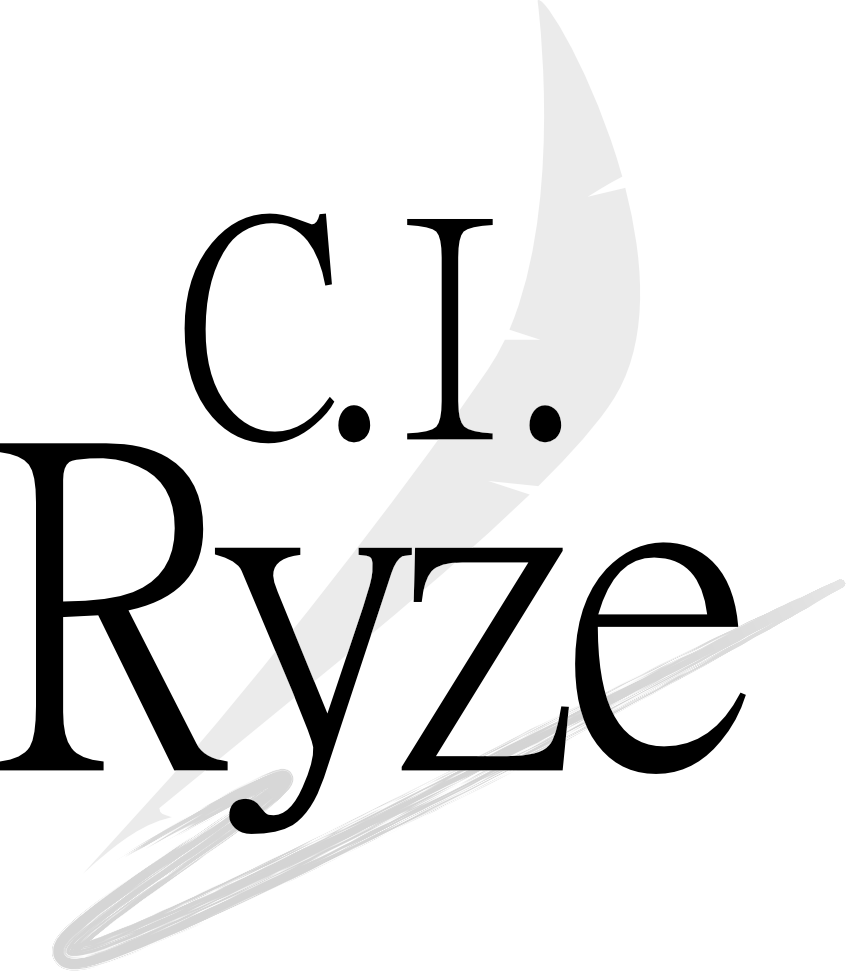 Ein schwarz-weißes Logo für Ci Ryze