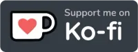 Ein Button mit der Aufschrift „Unterstütze mich auf Ko-Fi“ und einem Herz in einer Tasse.