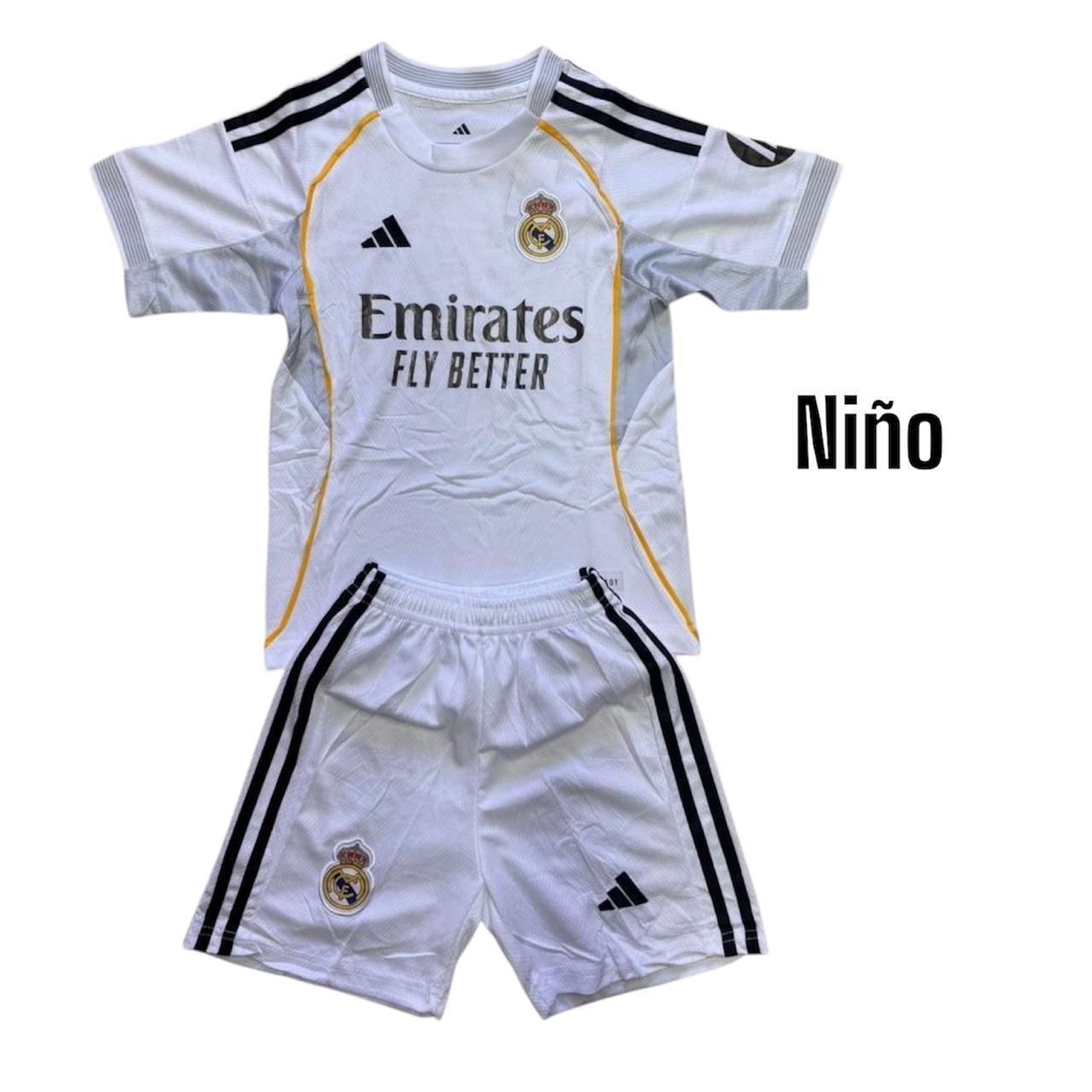 REAL MADRID NIÑO COMPLETO LOCAL 2026  ⚪?