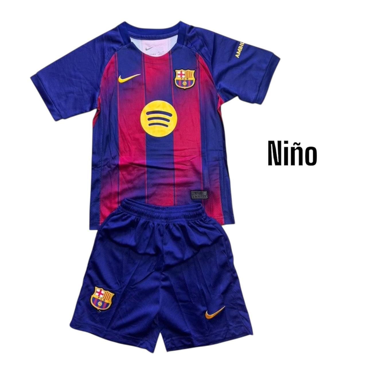 UNIFORME BARCELONA NIÑO COMPLETO LOCAL 2026  ? ?