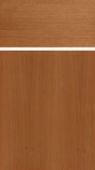 A close up of a wooden surface with a white line on it.