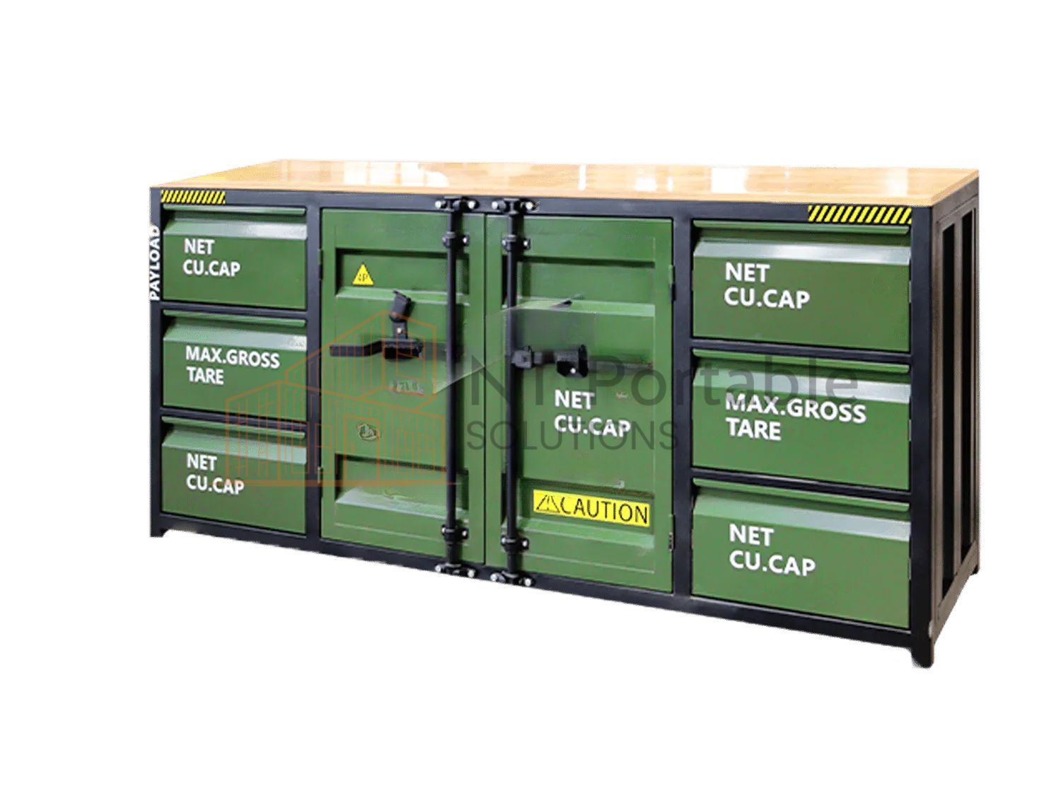 Workbench Storage Containers 6.5FT-6D Multi-Scenario Workbench with Anti-Slip Mat