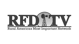 RFD-TV logo with a windmill and the tagline
