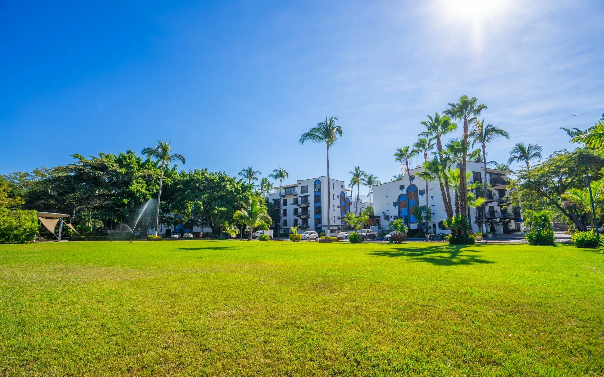 Áreas verdes y jardines de Puerto de Luna en Puerto Vallarta
