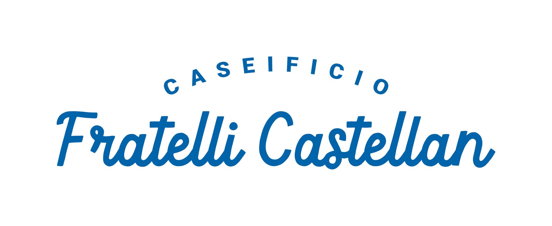 Caseificio Fratelli Castellan logo in blue script on a white background