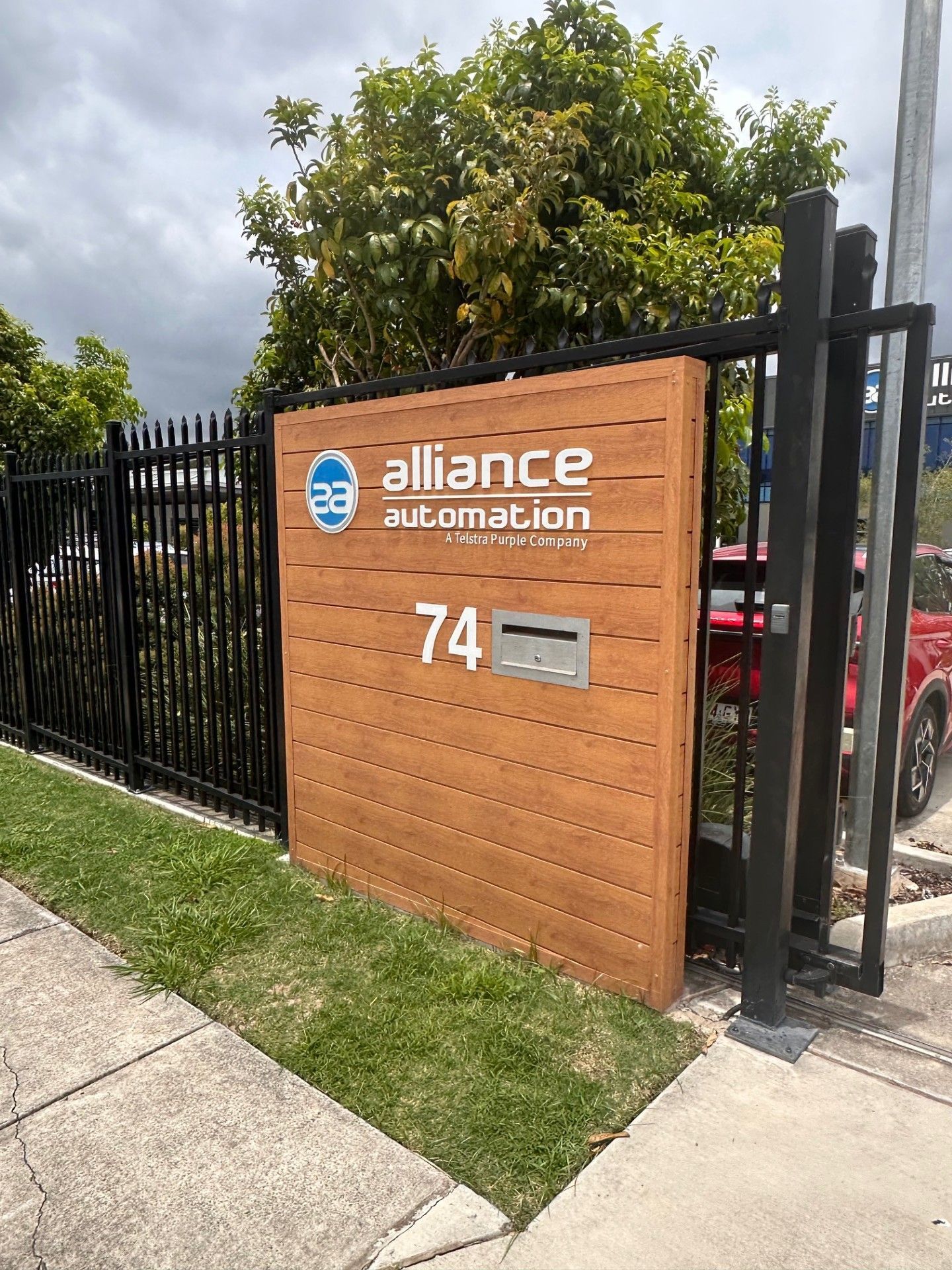 Aluminium Timber sign and cladding system