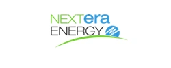Logo of NextEra Energy with green
