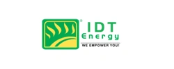 IDT Energy logo featuring green icon and text