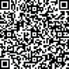 A black and white qr code with a lot of squares and lines.