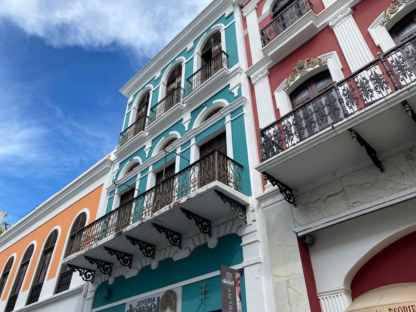 Street view of Old San Juan Puerto Rico