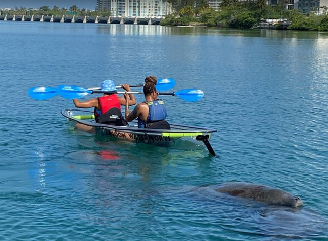 Kayaking in the Condado Laguna San Juan Puerto Rico
