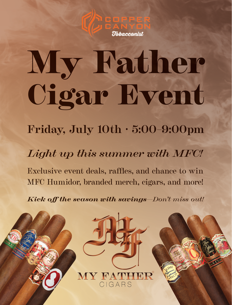 MyFather Cigars Event St Joe Location - Fort Wayne, Auburn, Columbia City Warsaw
