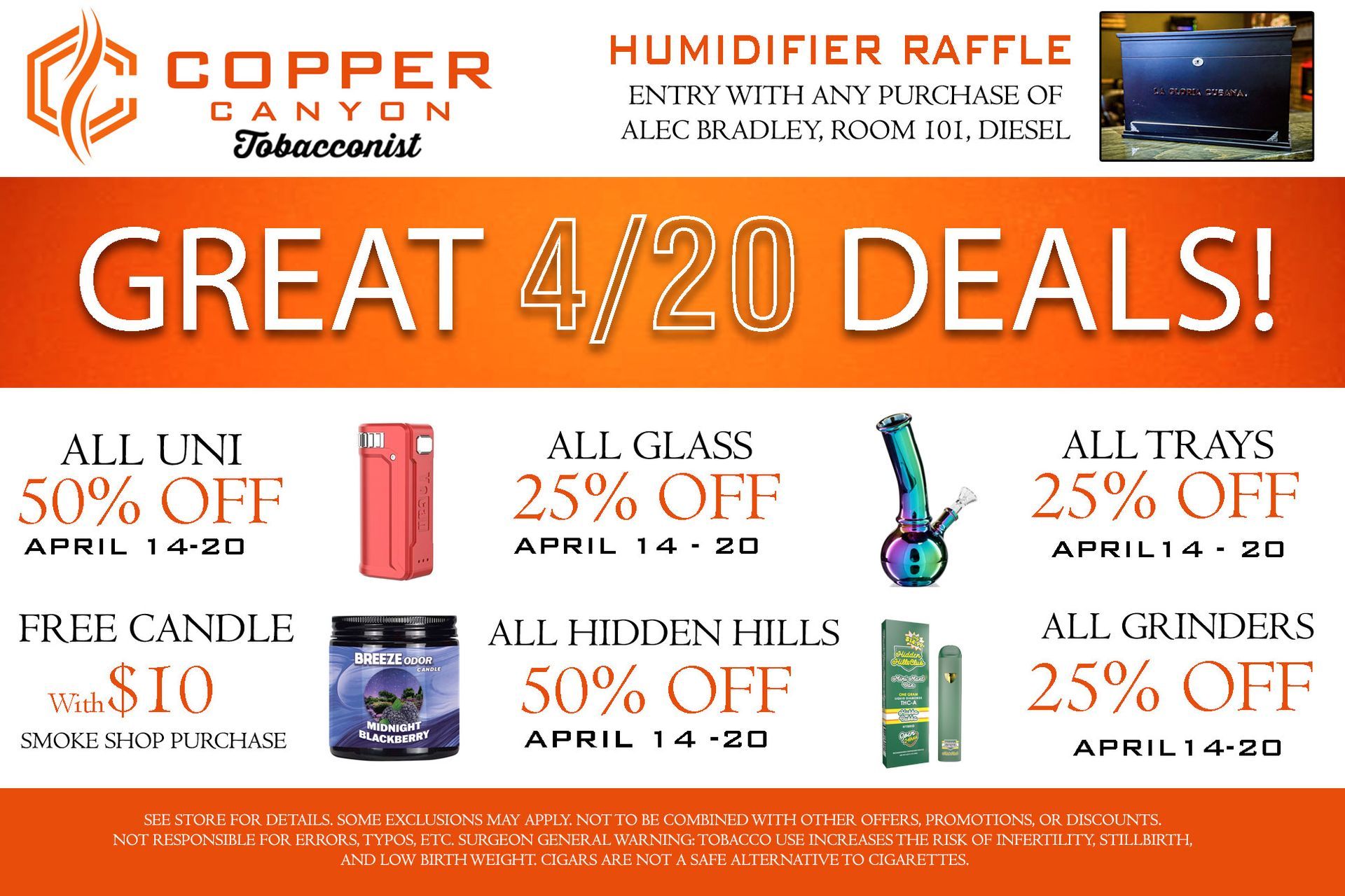 4/20 Deals Fort Wayne