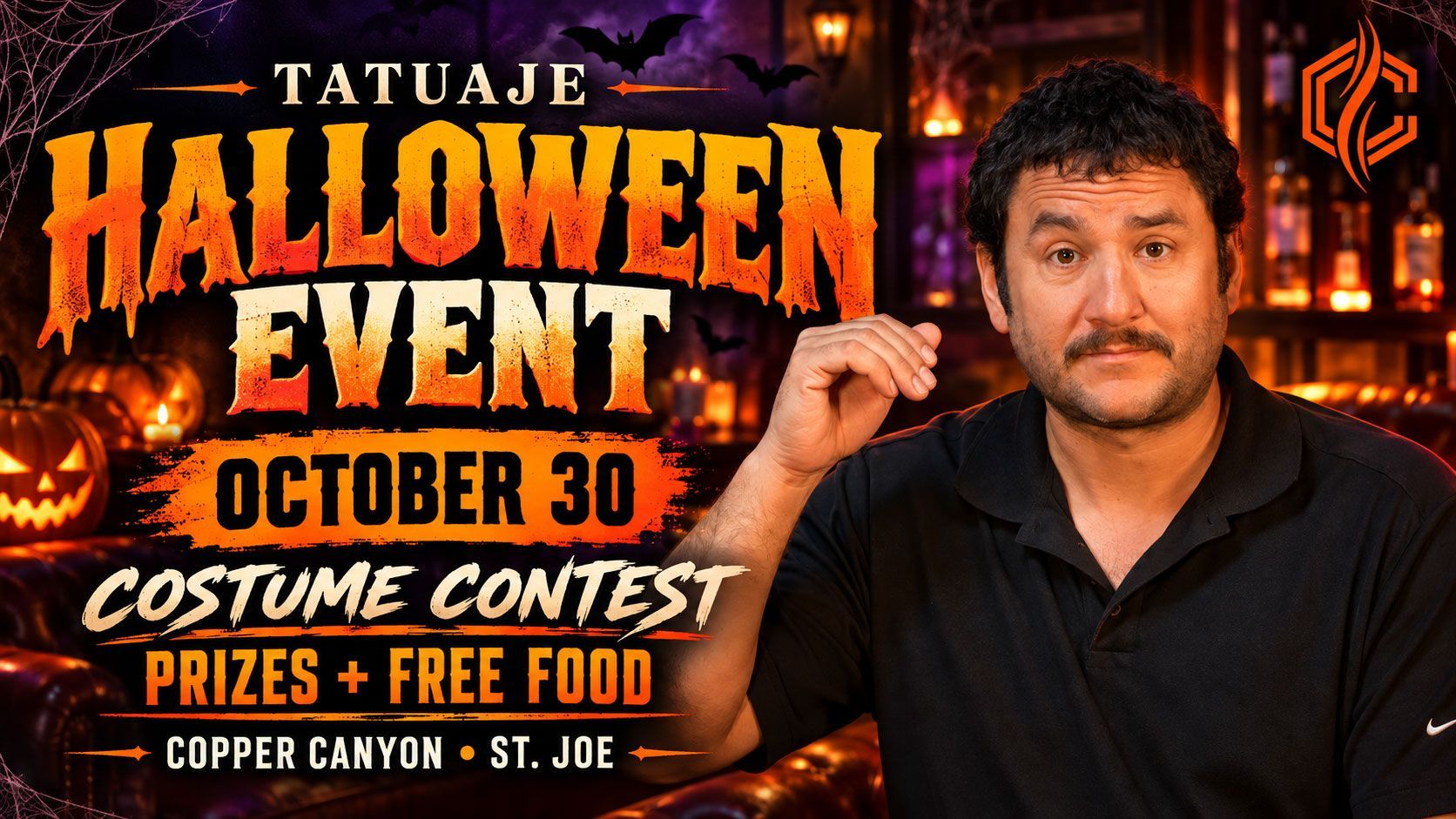 Halloween October 30 at Copper Canyon’s St. Joe location in Fort Wayne