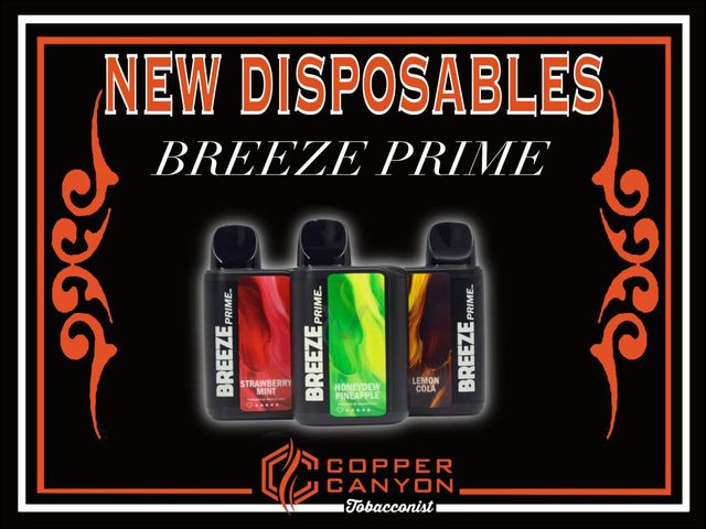breeze prime mint vape Now Available clr:Blue Size:30mL Vuse Pod Percentages: Adult