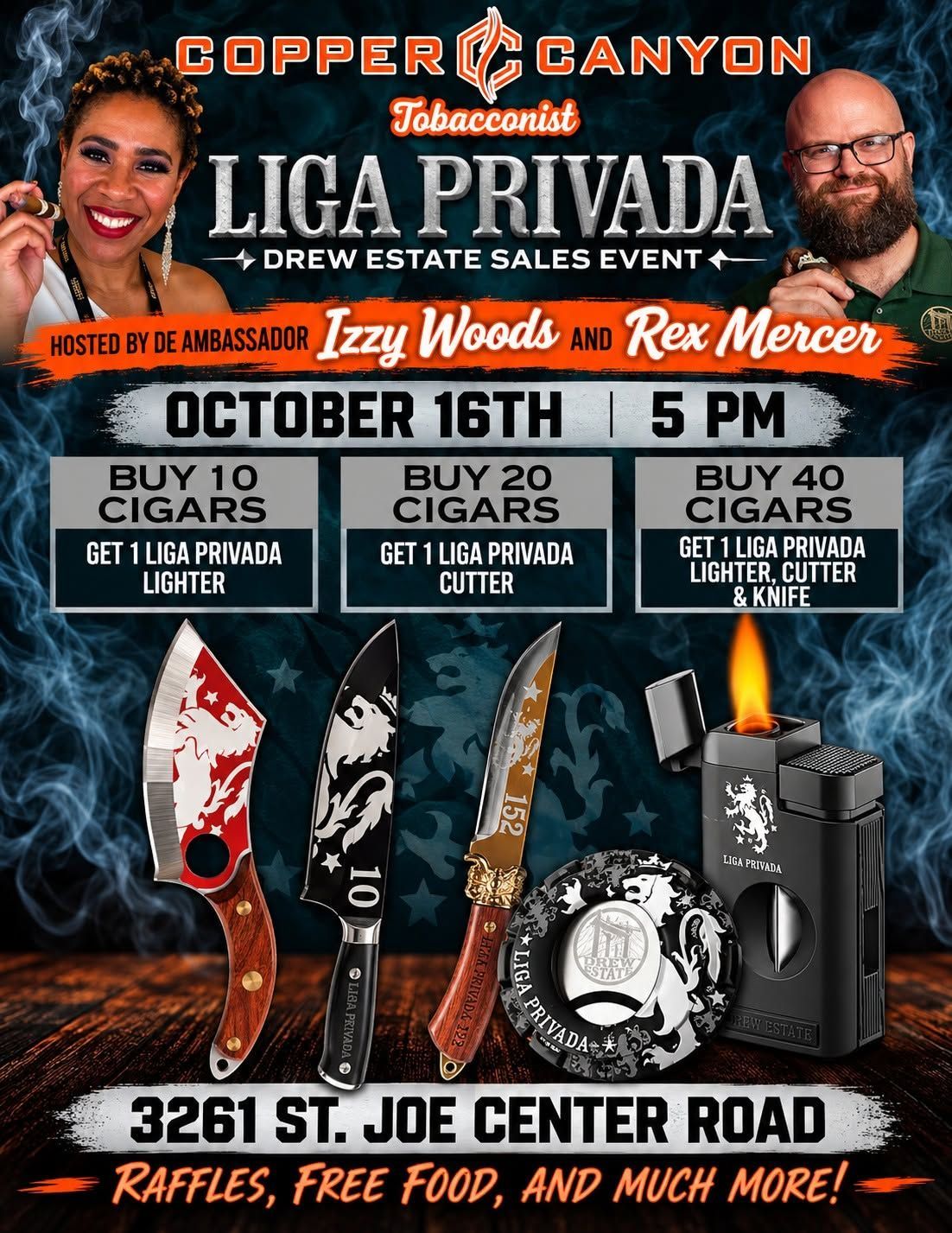 Liga Pravada Drew Estate Sales Event Fort Wayne