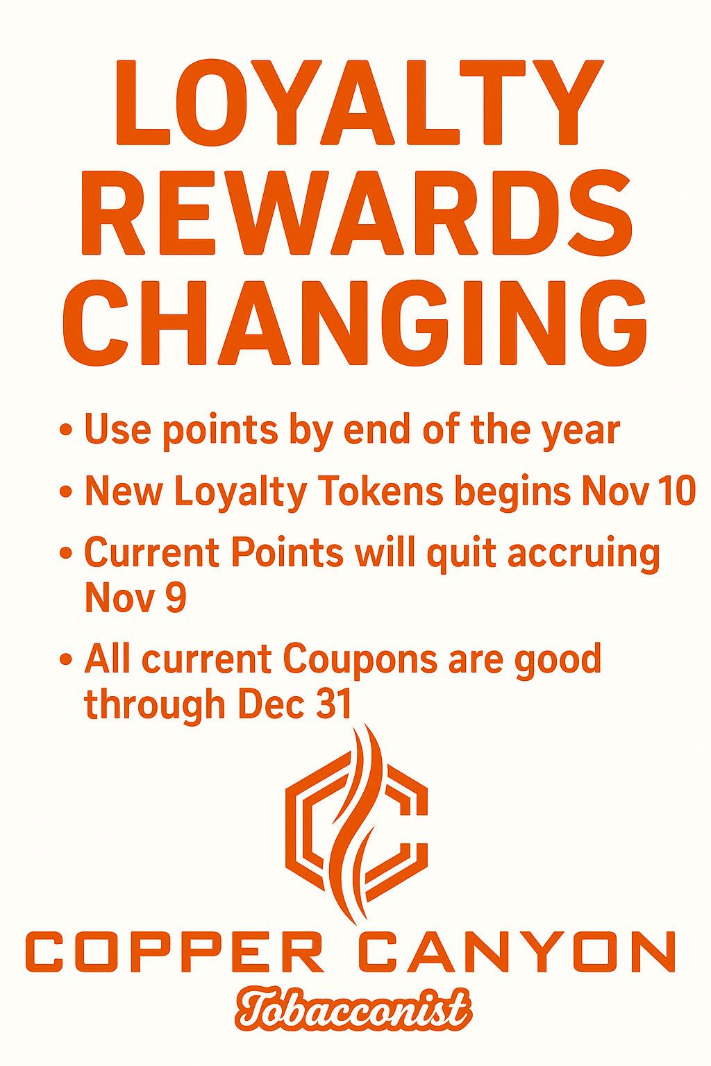 rewards changing at copper canyon fort wayne