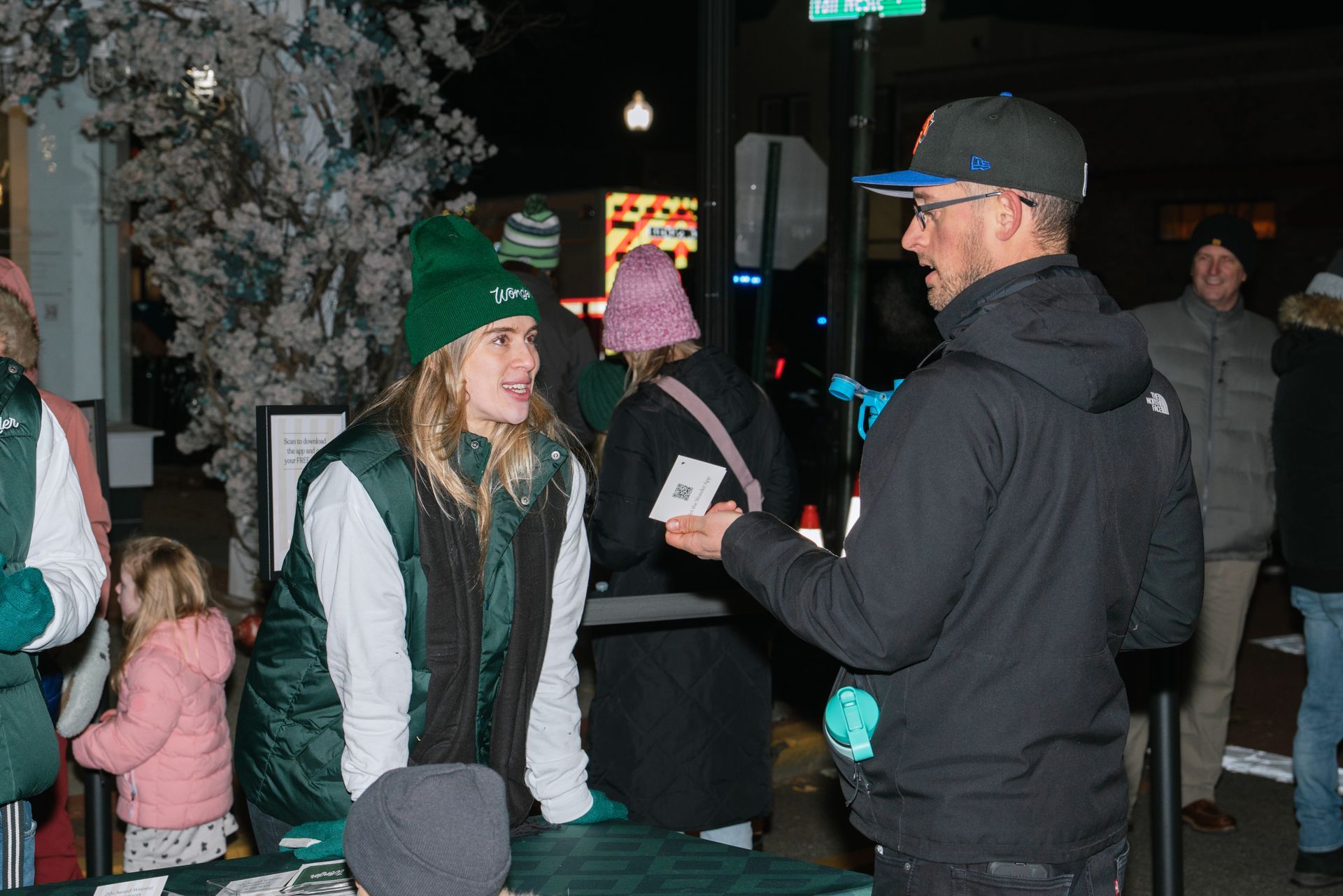 Business professionals networking during a corporate event