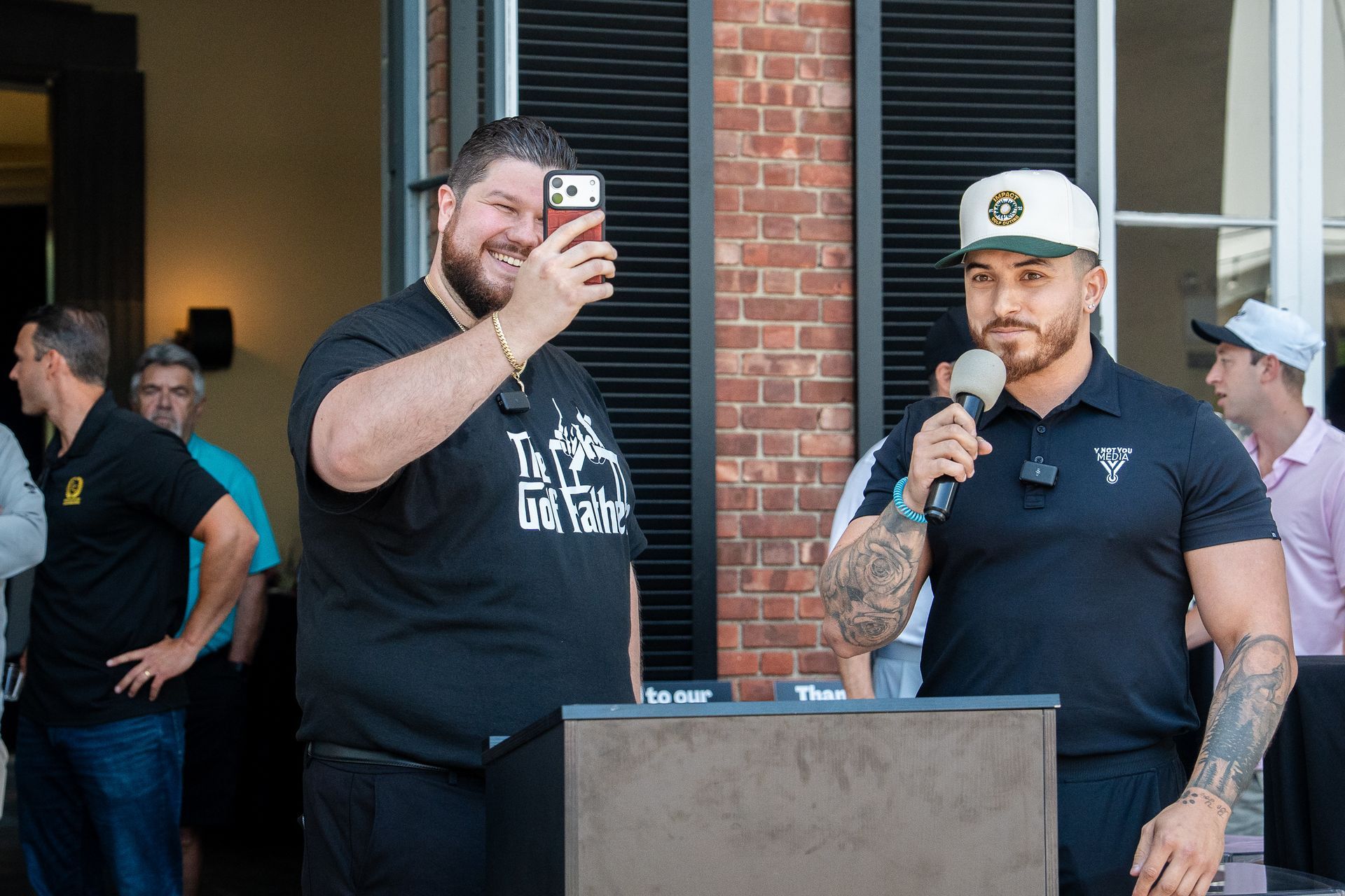 Speaker presenting to guests at a New York corporate event