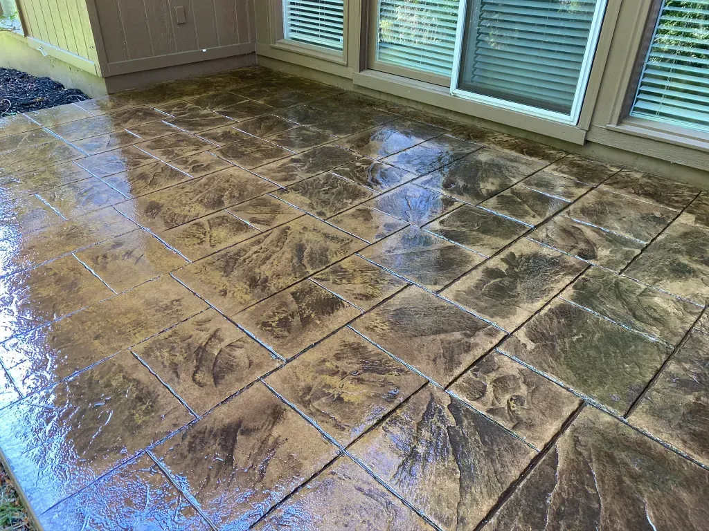 Sealed concrete vs un sealed concrete