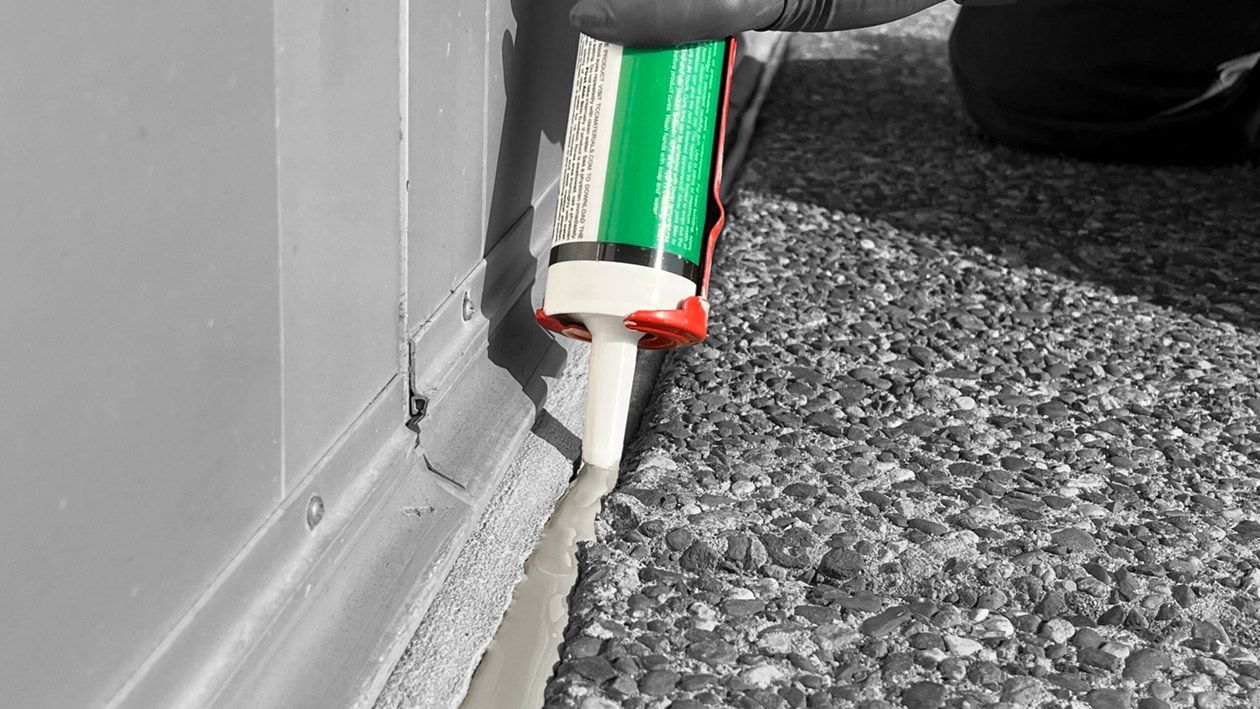 Water proof sealer effect