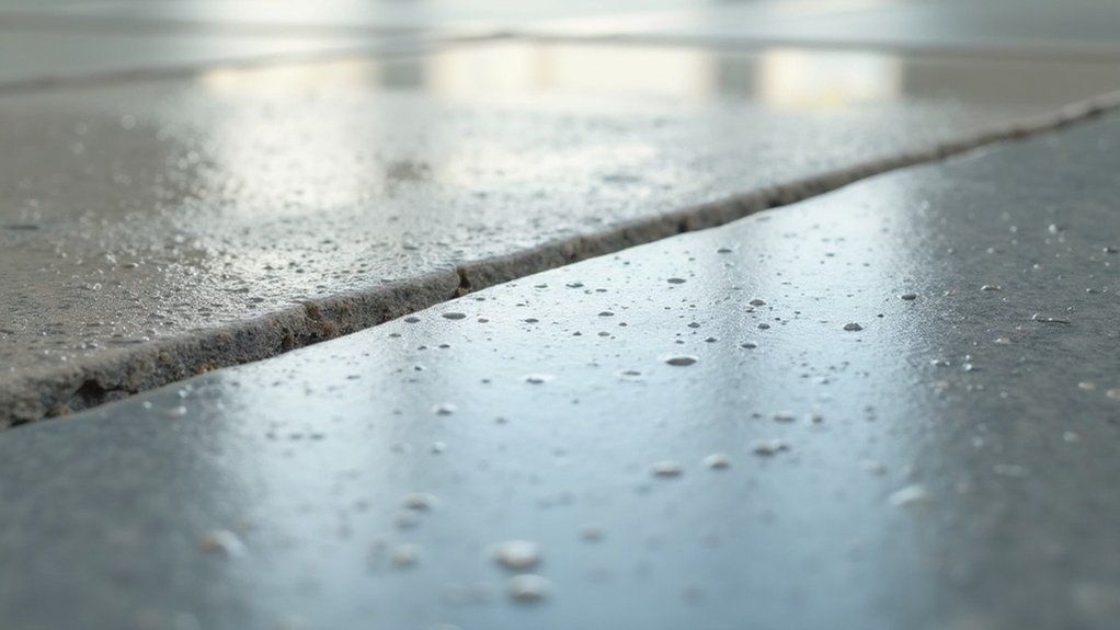 Water proof sealer effect