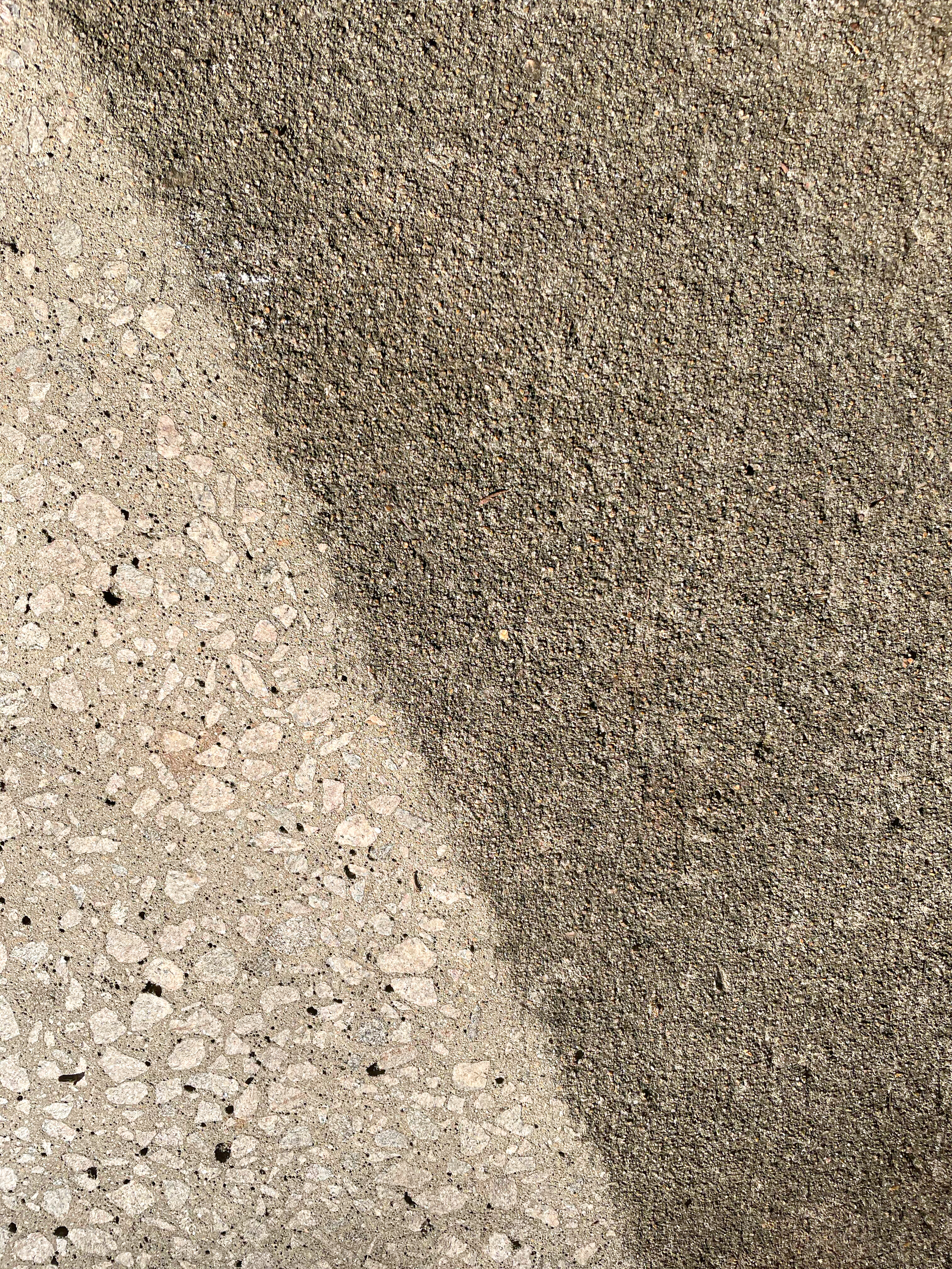 Sealed concrete vs un sealed concrete