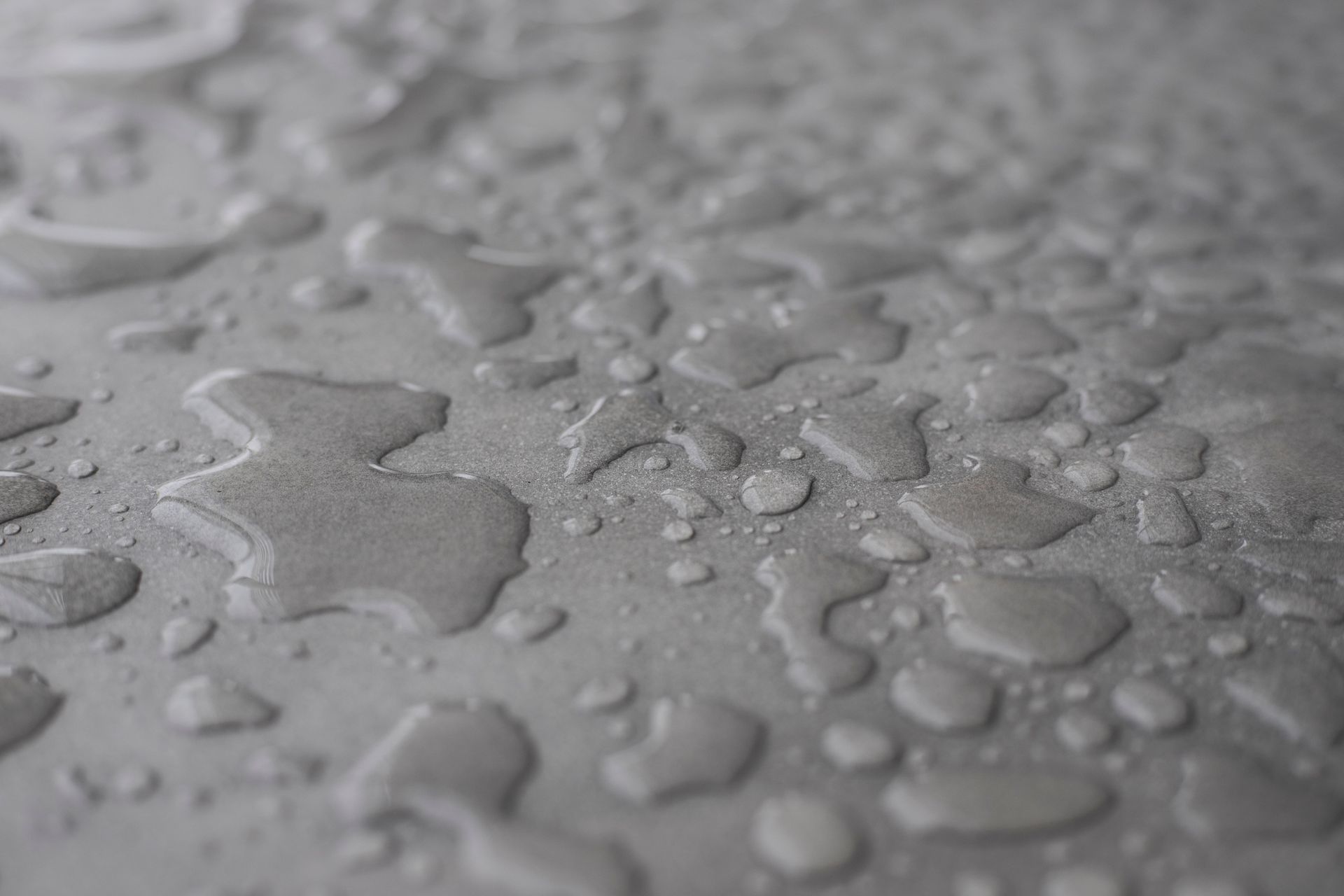 Water proof sealer effects