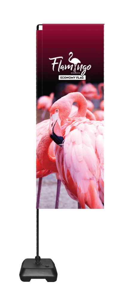 printed standing banner