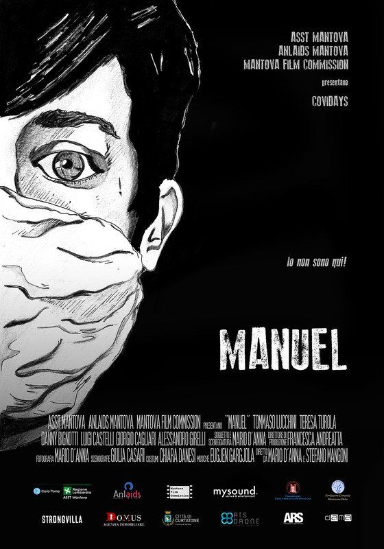 Black and white poster for