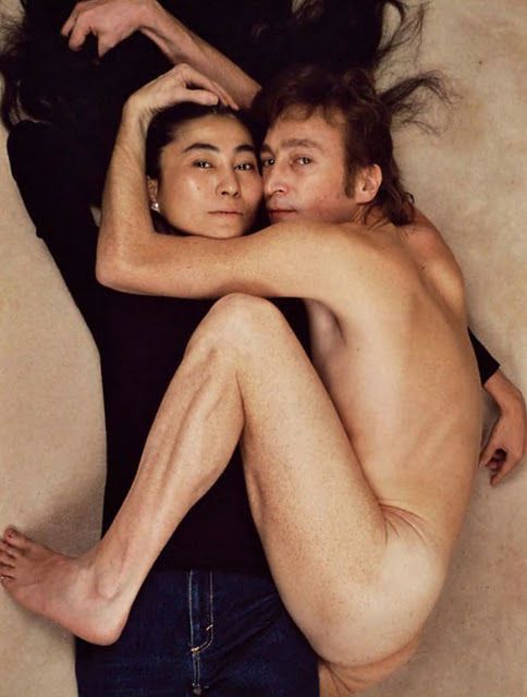 Quastel Associates Valuers | John Lennon and Yoko Ono embracing nude, posed on the floor.