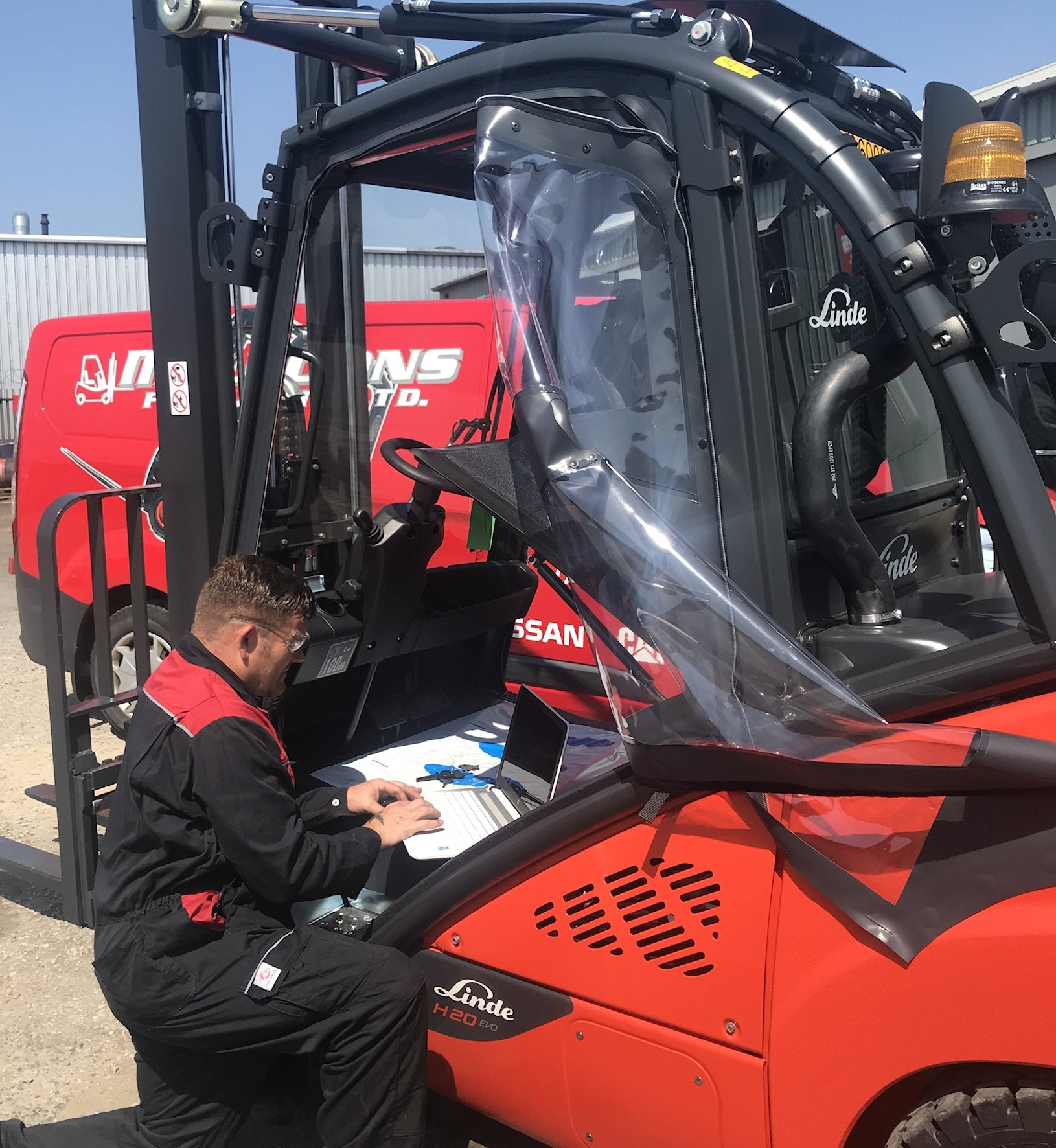 All our forklift servicing is done to a very high standard