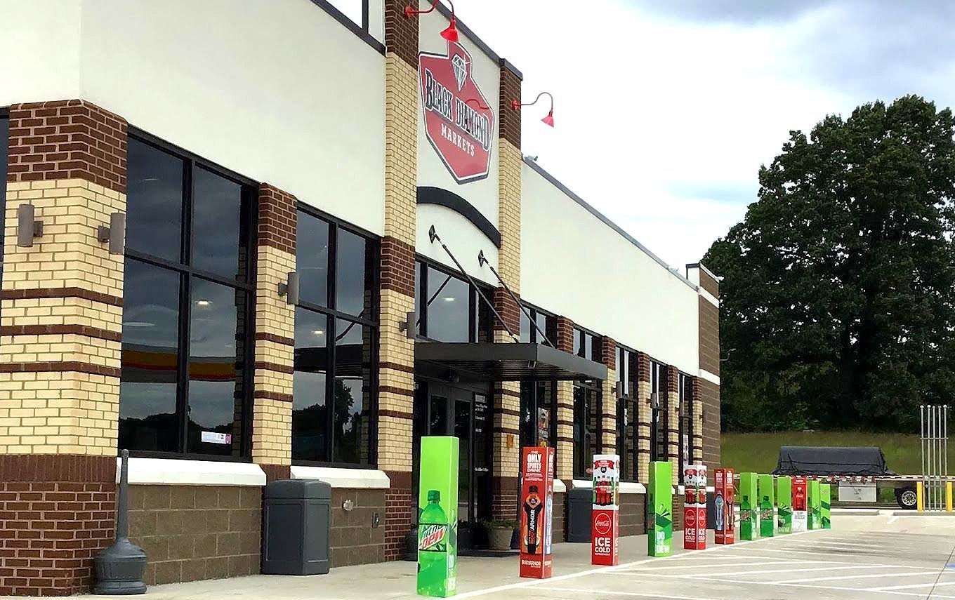 Ariel photo of the Kenjo - 1Stop Convenience Store in Johnson City Tennessee built by Hampton Construction & Development