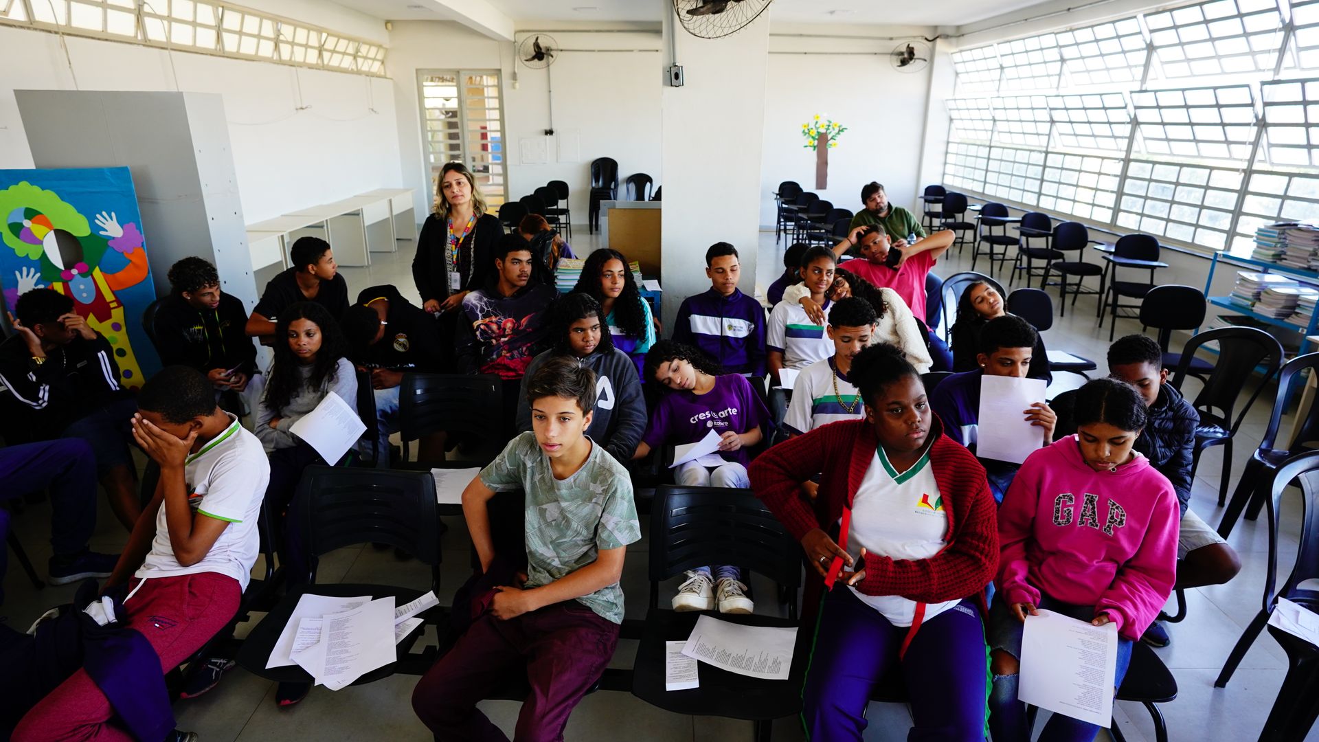 Projeto Saberes na Escola Municipal Marina Bragança de Mendonça