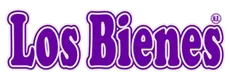 Texto del logotipo “Los Bienes” en color púrpura sobre fondo blanco.