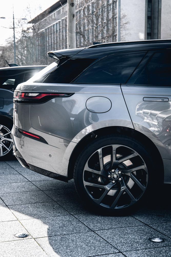 Silver Land Rover Parked at Banksia Motor Works — Auto Mechanics in Byron Bay, NSW