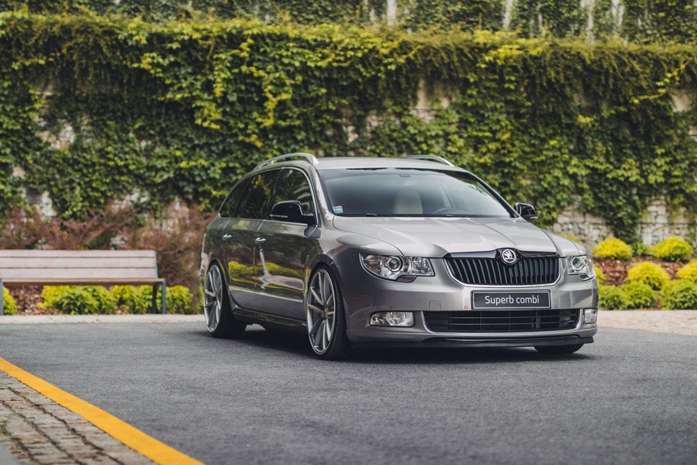 Silver Skoda Car Cruising Along The Road — Auto Mechanics in Byron Bay, NSW