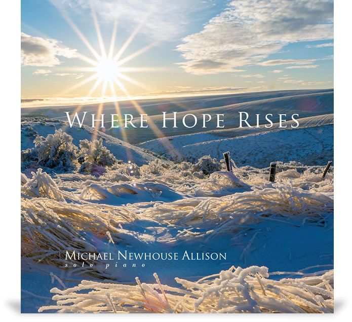 Bridge of Worlds album cover. Music by Michael Newhouse Allison.